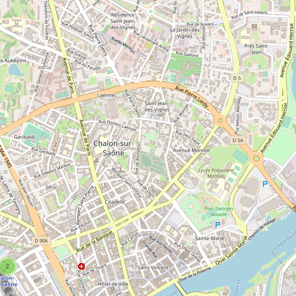 Carte des taxi à Chalon-sur-Saône Thumbnail