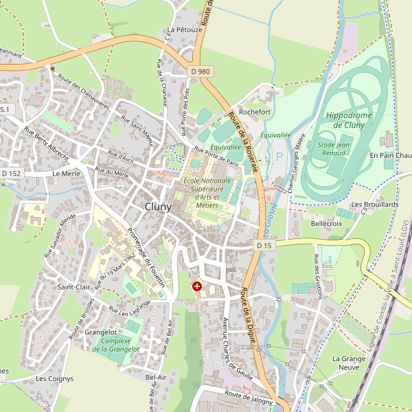 Carte des taxi à Cluny Thumbnail