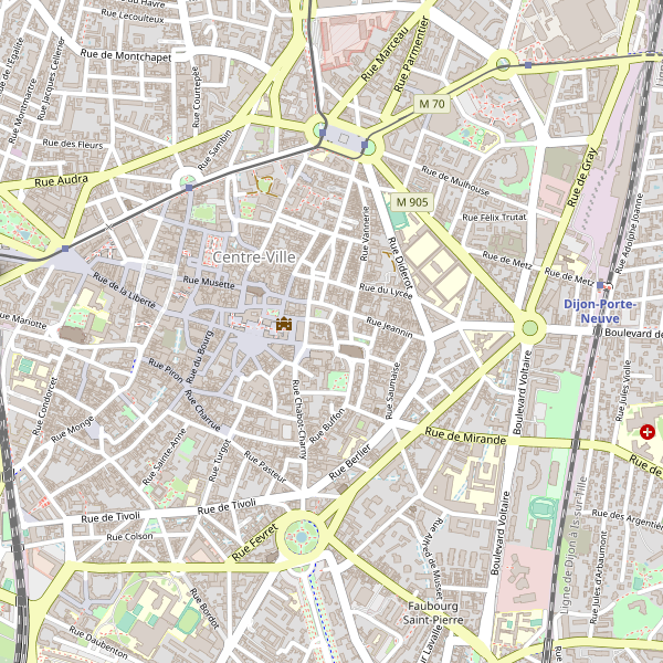 Carte des taxi à Dijon Thumbnail