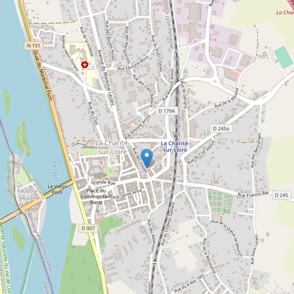 Carte des taxi à La Charité-sur-Loire Thumbnail