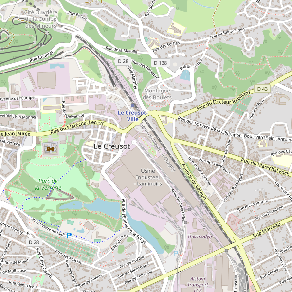 Carte des taxi à Le Creusot Thumbnail
