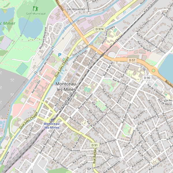Carte des taxi à Montceau-les-Mines Thumbnail