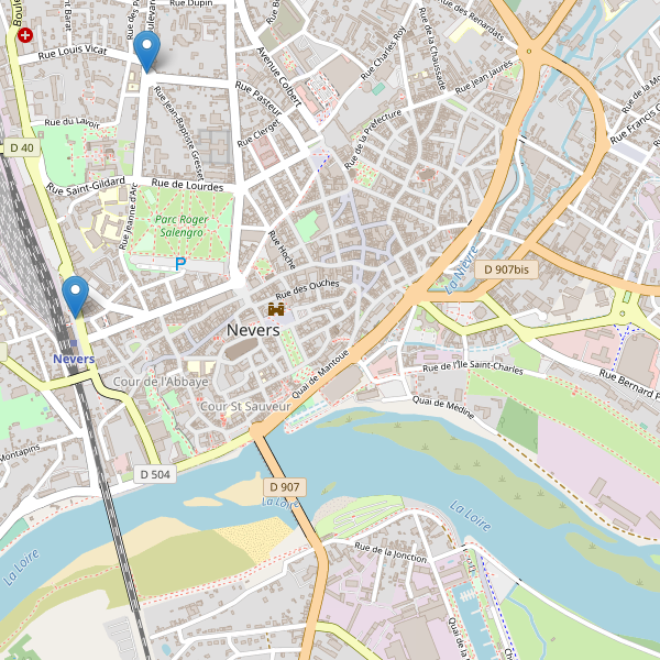 Carte des taxi à Nevers Thumbnail
