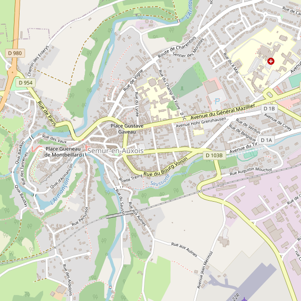Carte des taxi à Semur-en-Auxois Thumbnail