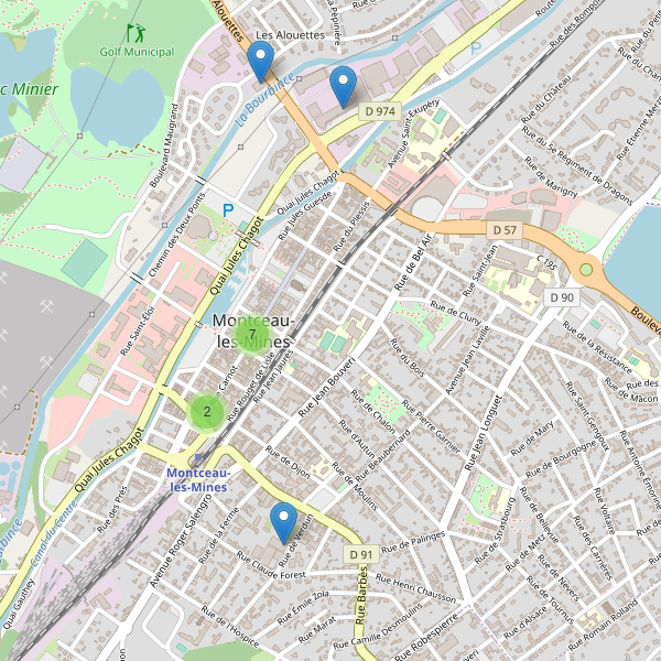 Carte des vetements à Montceau-les-Mines Thumbnail