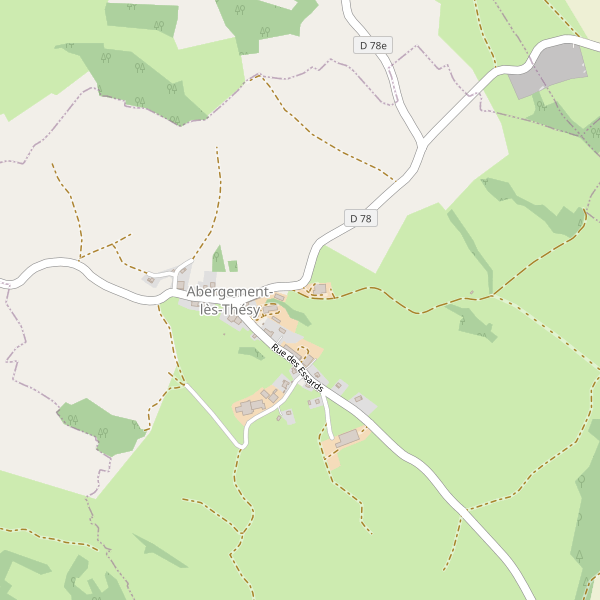 Carte des attractions à Abergement-lès-Thésy Thumbnail