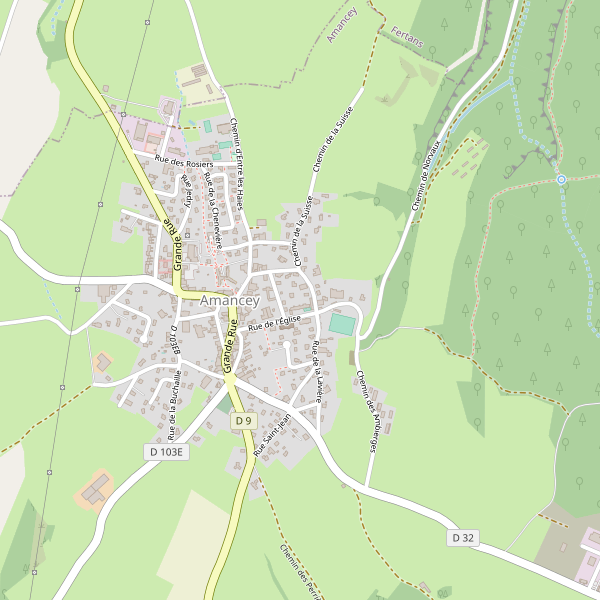 Carte des hotels à Amancey Thumbnail