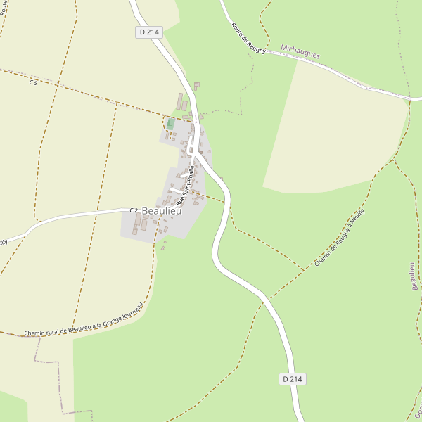Carte des bedandbreakfast à Beaulieu (Nièvre) Thumbnail