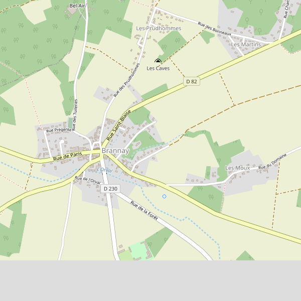 Carte des hotels à Brannay Thumbnail