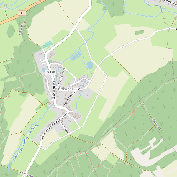 Carte des hotels à Coisevaux Thumbnail