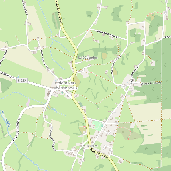 Plan de Colombier-en-Brionnais Thumbnail