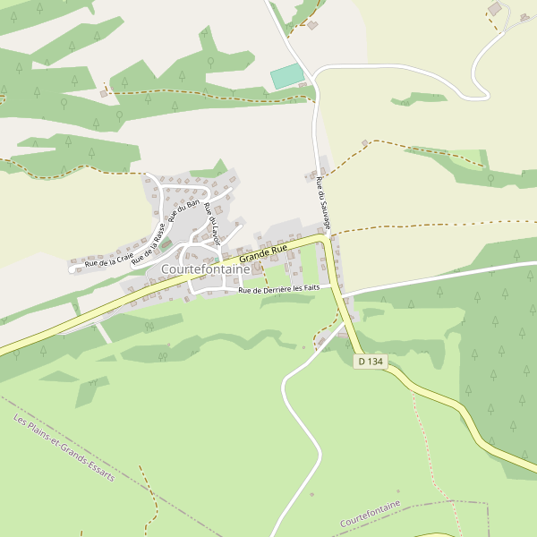 Plan de Courtefontaine (Doubs) Thumbnail