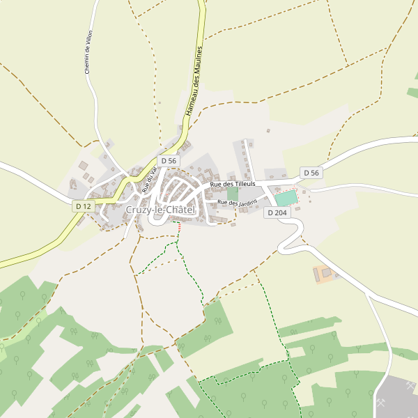 Carte des hotels à Cruzy-le-Châtel Thumbnail