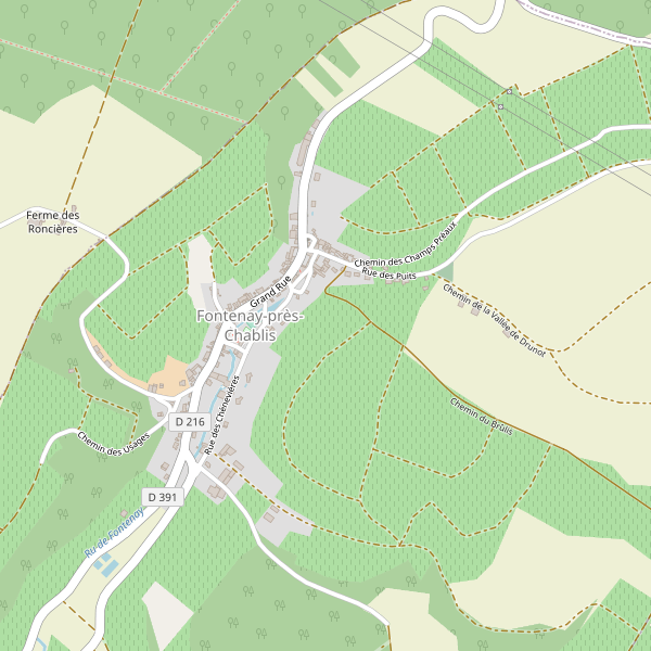 Plan de Fontenay-près-Chablis Thumbnail