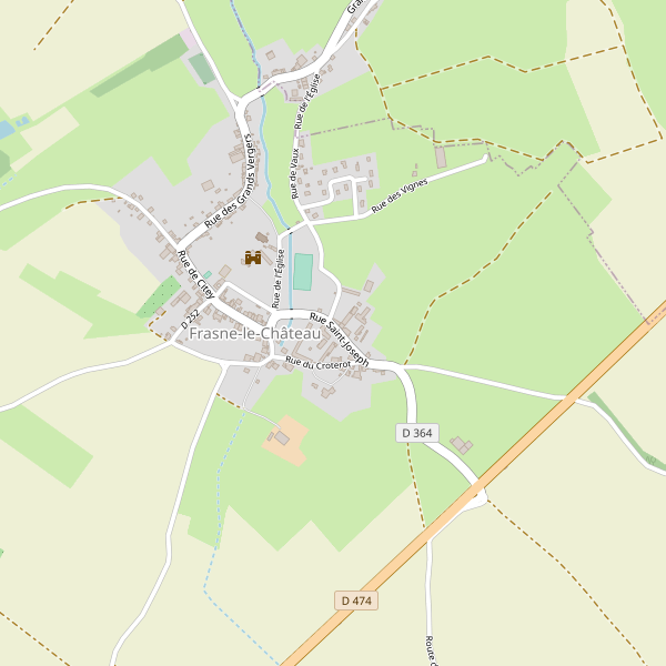 Carte des bureaux-poste à Frasne-le-Château Thumbnail