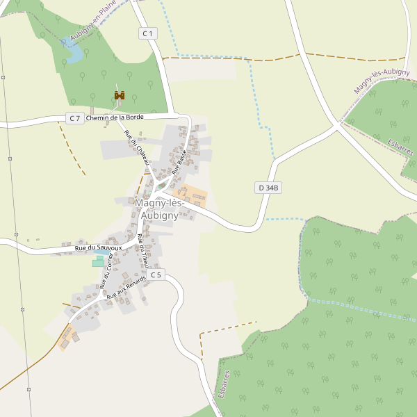 Plan de Magny-lès-Aubigny Thumbnail