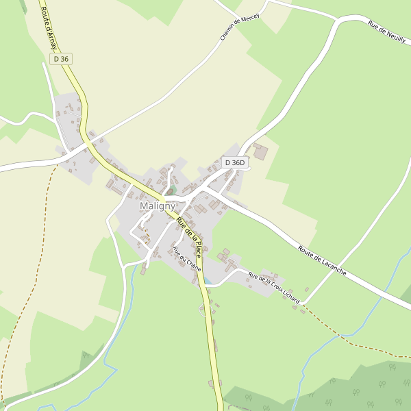 Carte des hotels à Maligny (Côte-d'Or) Thumbnail