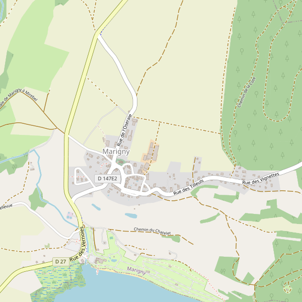 Carte des hotels à Marigny (Jura) Thumbnail