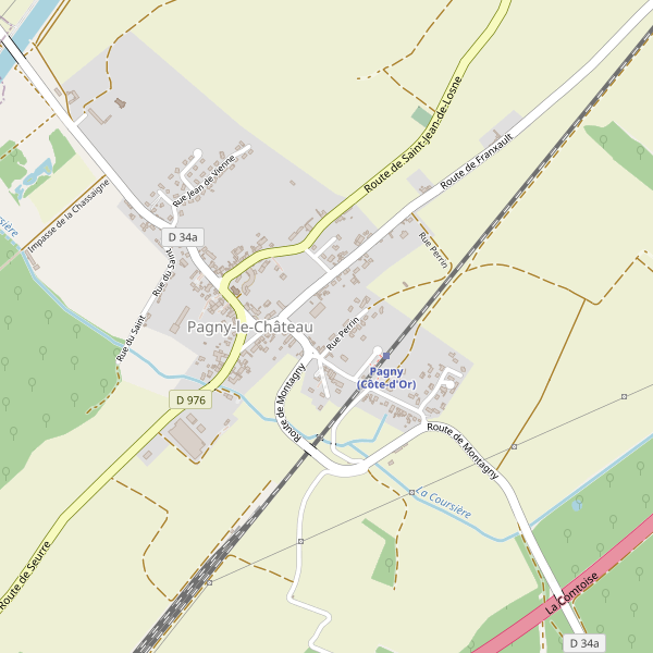Carte des terminals-ferry à Pagny-le-Château Thumbnail