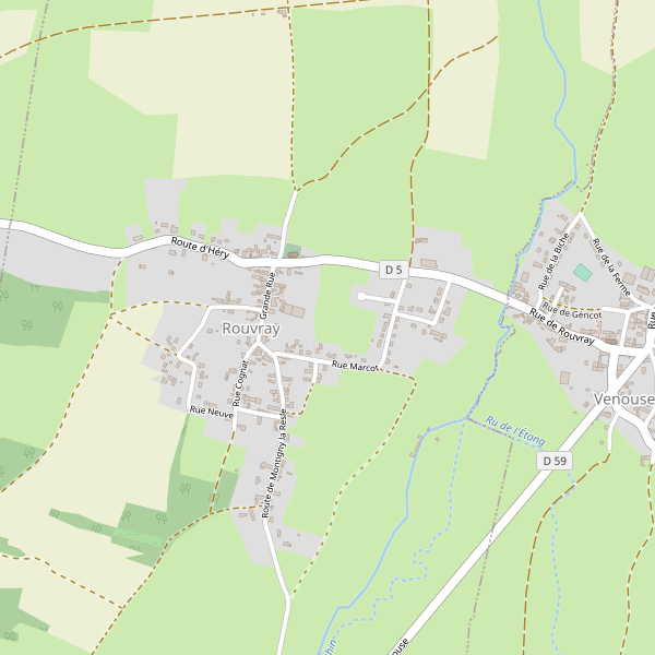 Carte des attractions à Rouvray (Yonne) Thumbnail