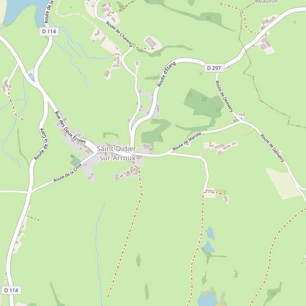 Carte des hotels à Saint-Didier-sur-Arroux Thumbnail