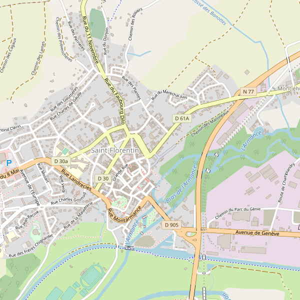 Carte des fruiteries à Saint-Florentin (Yonne) Thumbnail