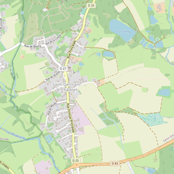 Carte des chaussures à Saint-Germain-le-Châtelet Thumbnail