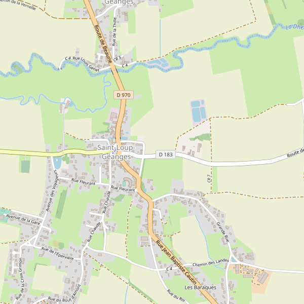 Carte des toilettes à Saint-Loup-Géanges Thumbnail