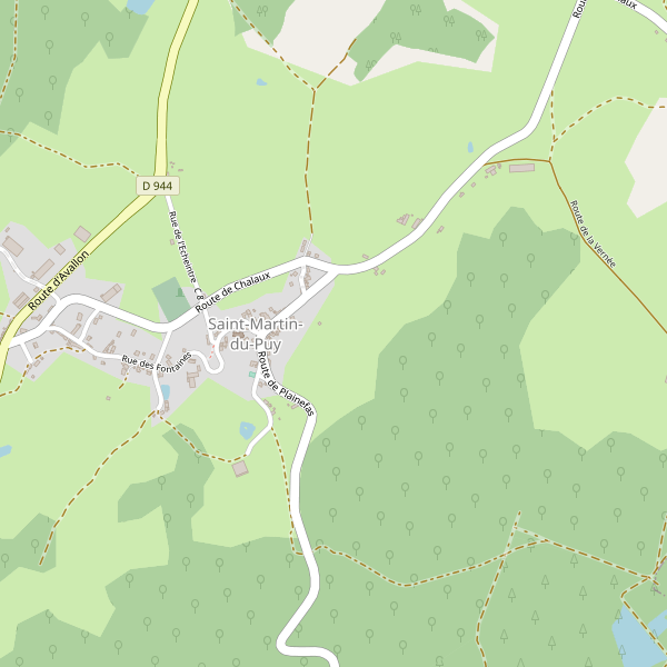 Carte des hotels à Saint-Martin-du-Puy (Nièvre) Thumbnail