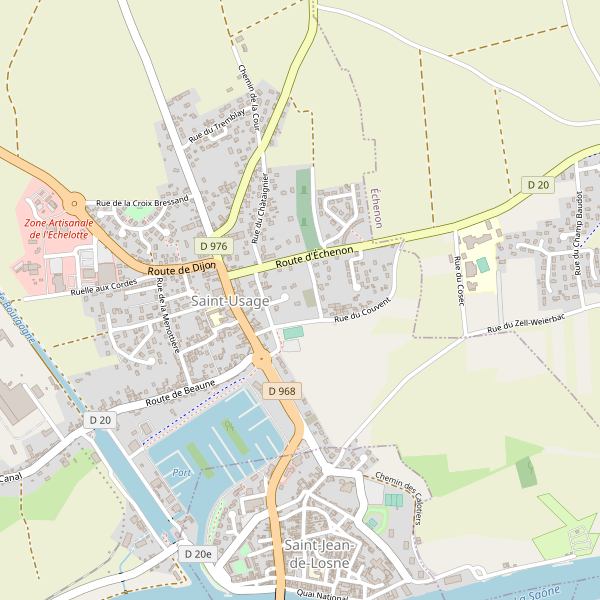 Carte des hotels à Saint-Usage (Côte-d'Or) Thumbnail