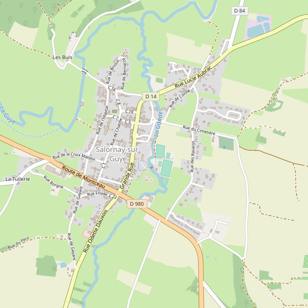 Carte des epiceries à Salornay-sur-Guye Thumbnail