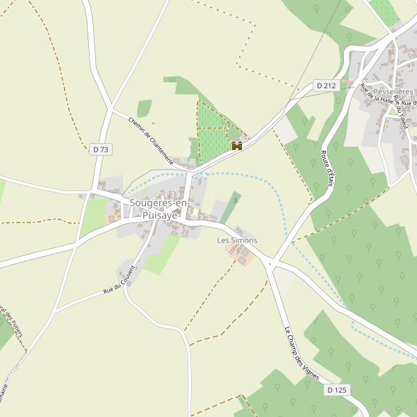 Carte des hotels à Sougères-en-Puisaye Thumbnail