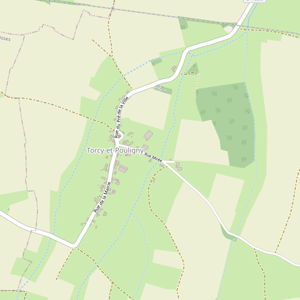 Carte des agences-voyage à Torcy-et-Pouligny Thumbnail