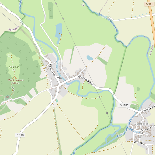 Carte des hotels à Vix (Côte-d'Or) Thumbnail