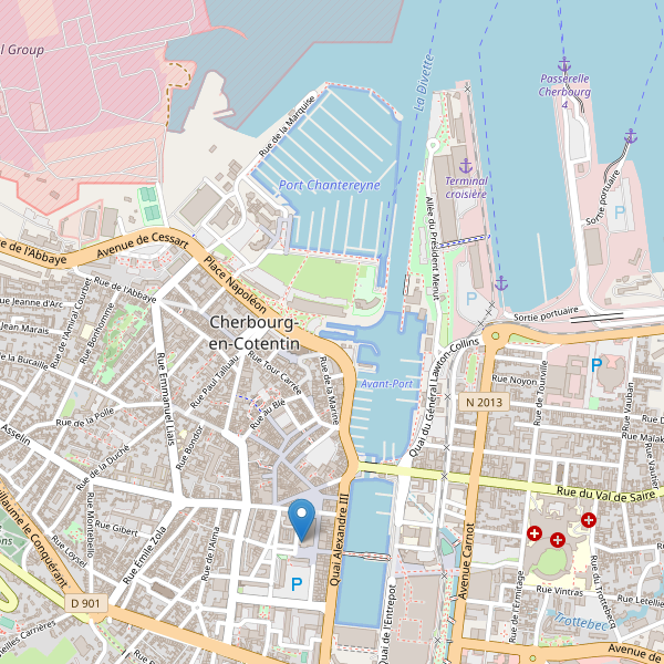 Carte des bibliotheques à Cherbourg-en-Cotentin Thumbnail