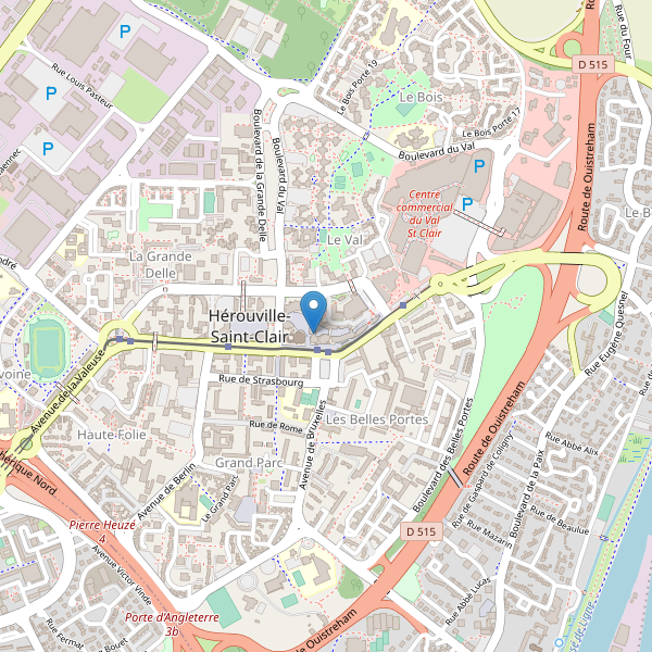 Carte des bibliotheques à Hérouville-Saint-Clair Thumbnail