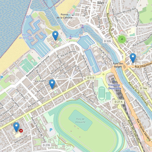 Carte des ecoles à Deauville Thumbnail