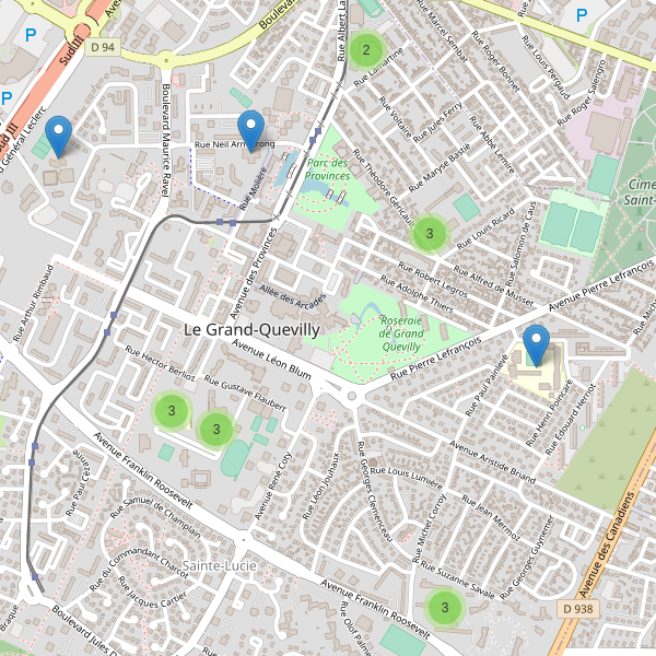 Carte des ecoles à Le Grand-Quevilly Thumbnail