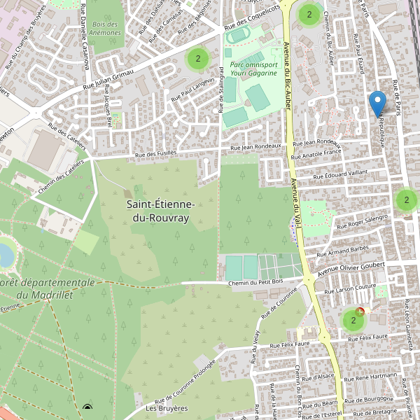 Carte des ecoles à Saint-Étienne-du-Rouvray Thumbnail