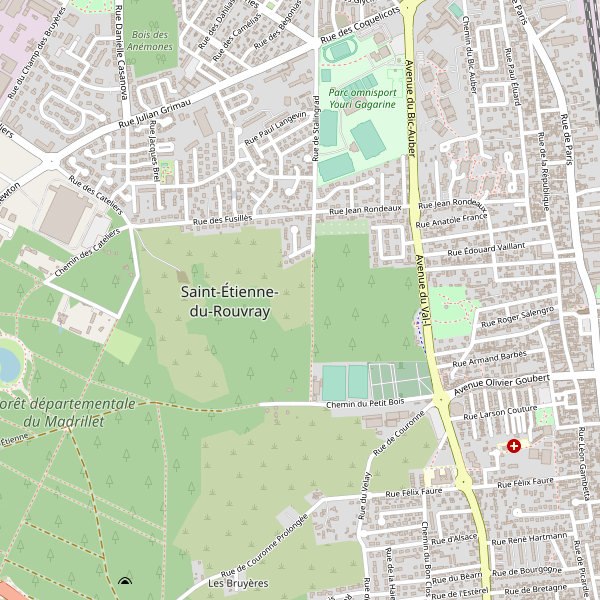 Thumbnail Carte des hôtels à Saint-Étienne-du-Rouvray