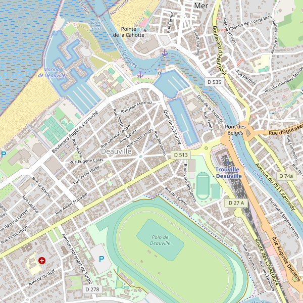 Carte des monuments à Deauville Thumbnail