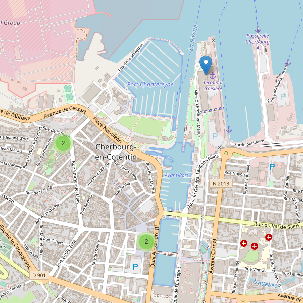 Thumbnail Carte des musées à Cherbourg-en-Cotentin