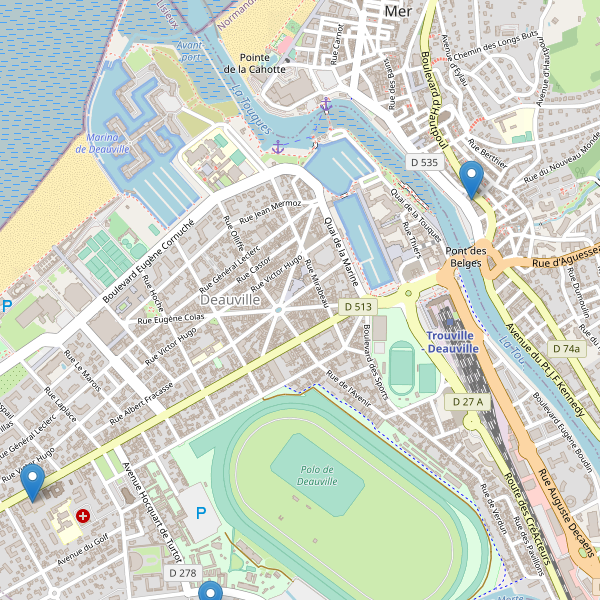 Carte des musees à Deauville Thumbnail