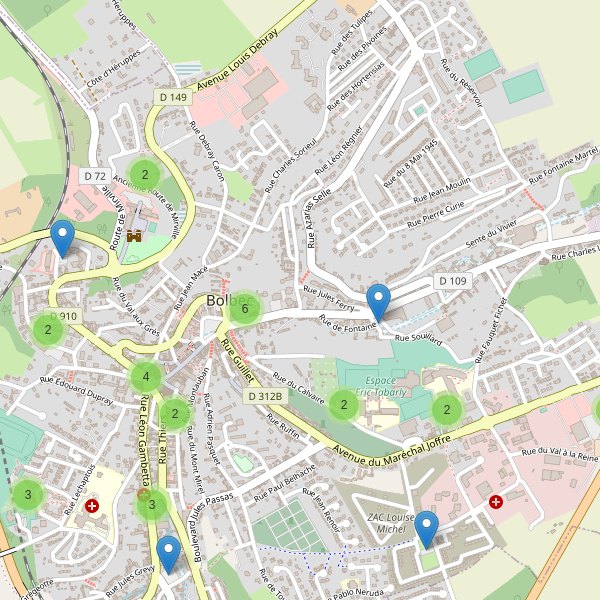 Carte des parkings à Bolbec Thumbnail
