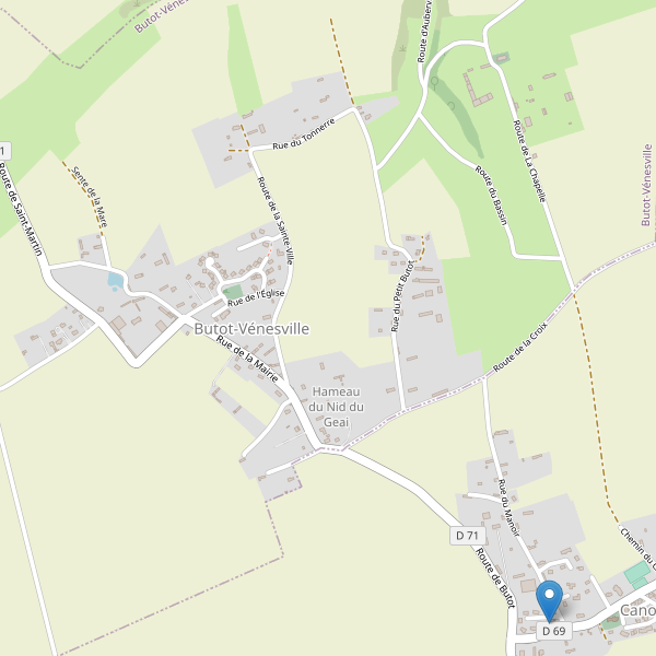 Carte des parkings à Butot-Vénesville Thumbnail