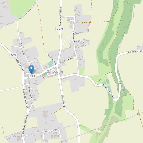 Carte des parkings à Canouville Thumbnail