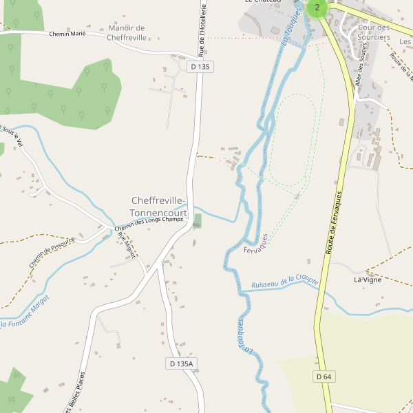 Carte des parkings à Cheffreville-Tonnencourt Thumbnail