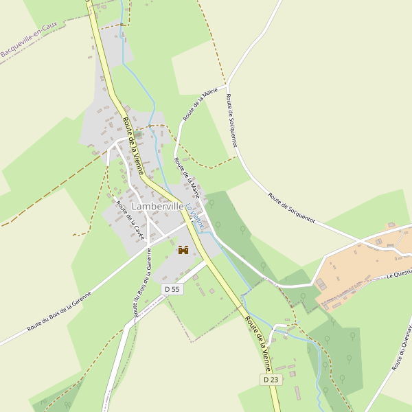 Carte des parkings à Lamberville (Seine-Maritime) Thumbnail