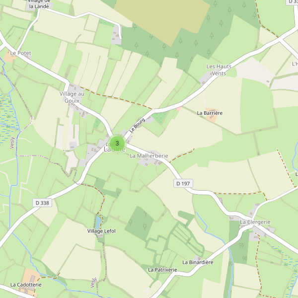 Carte des parkings à Laulne Thumbnail