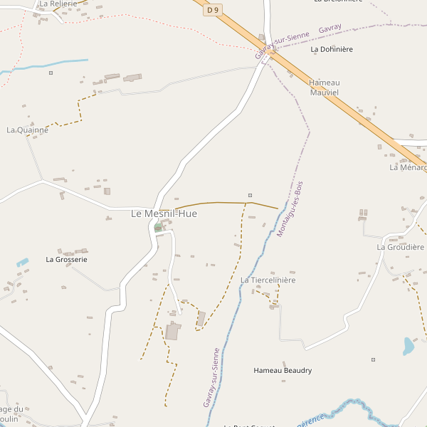 Carte des parkings à Le Mesnil-Hue Thumbnail